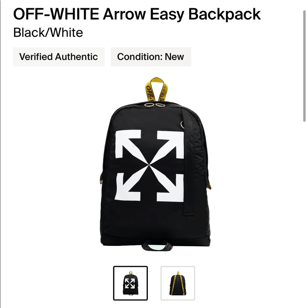 OFF-WHITE Arrow Easy Backpack